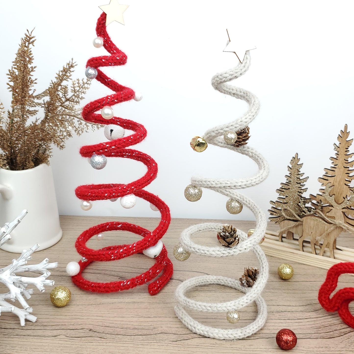 45 Christmas Wire Art Templates – Figures & Initial Letters