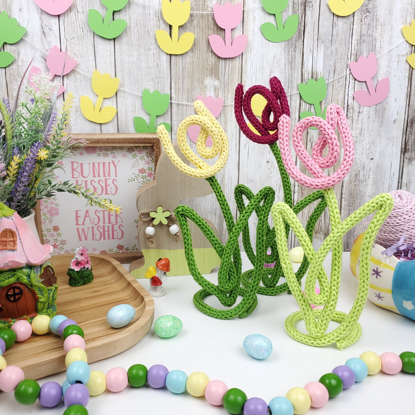 38 Easter Knitted Wire Art Templates