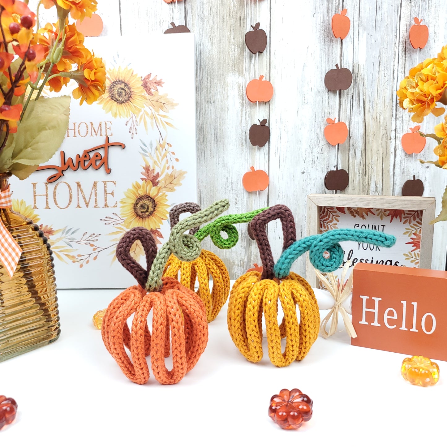 55 Fall/Halloween Knitted Wire Art Templates