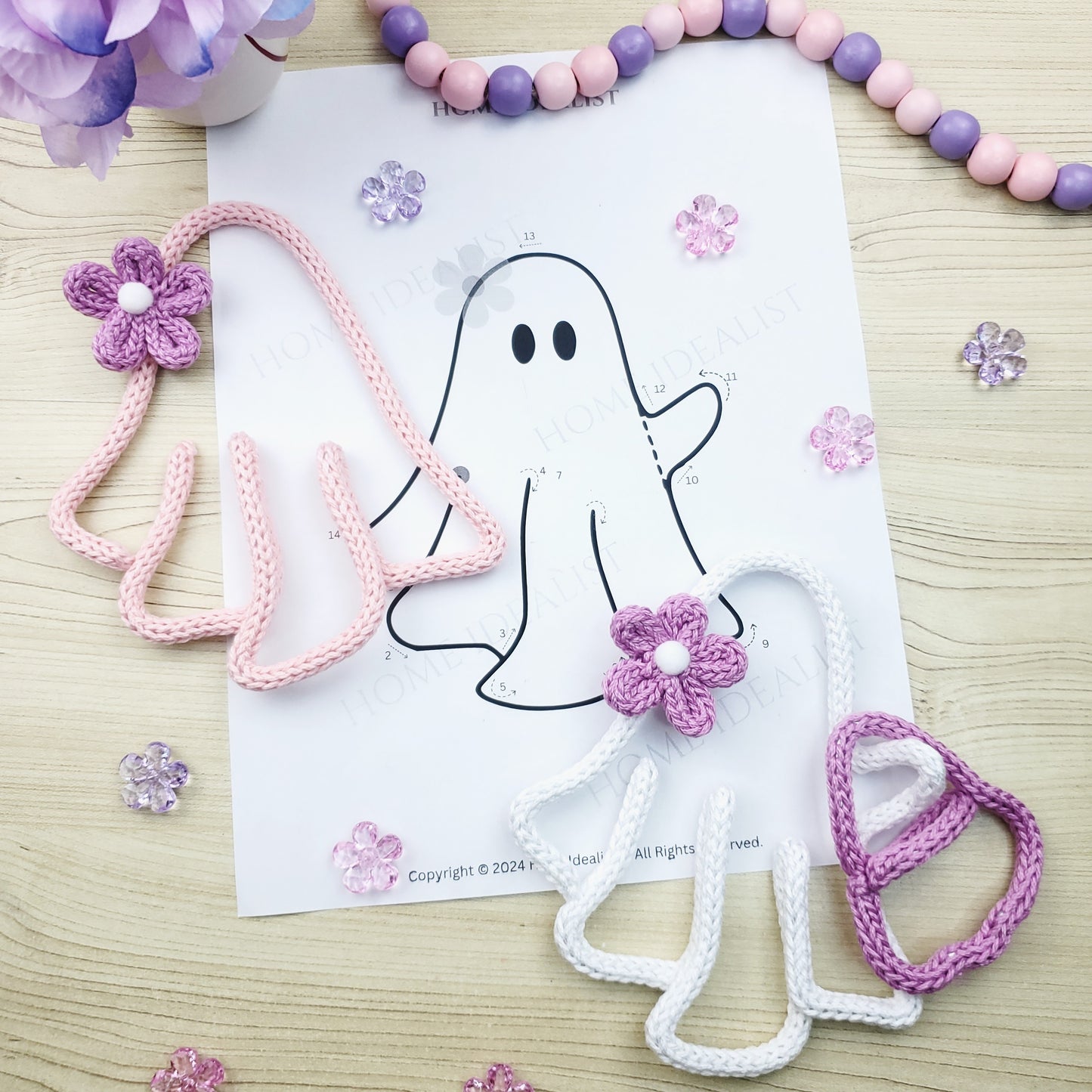 55 Fall/Halloween Knitted Wire Art Templates