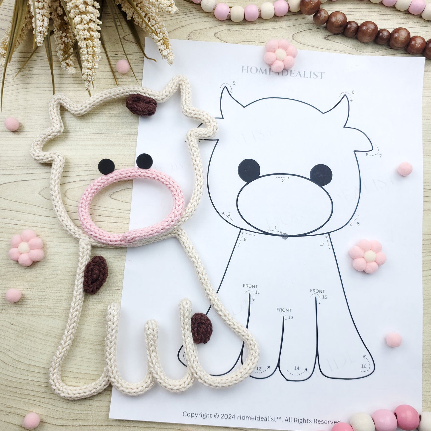 60 Animal Knitted Wire Art Templates