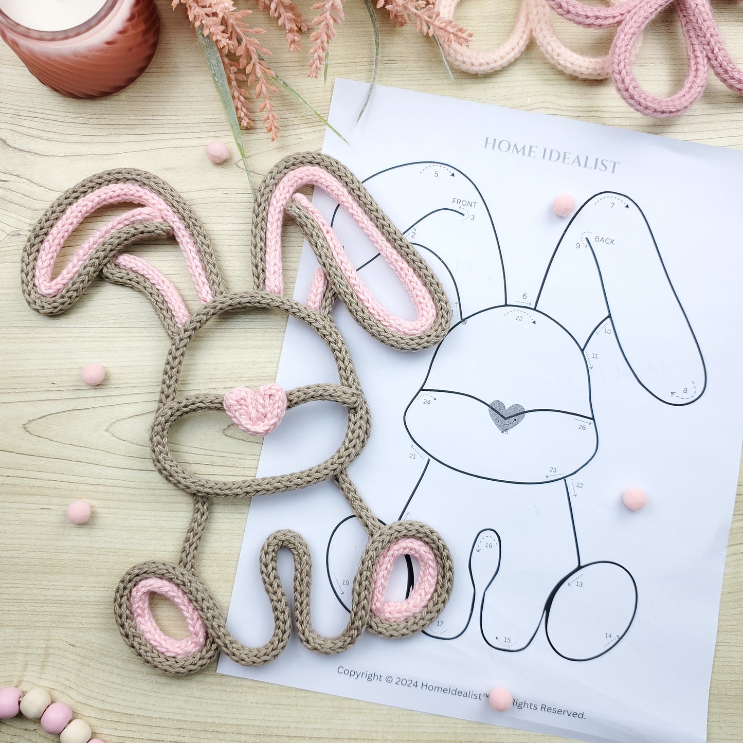 38 Easter Knitted Wire Art Templates