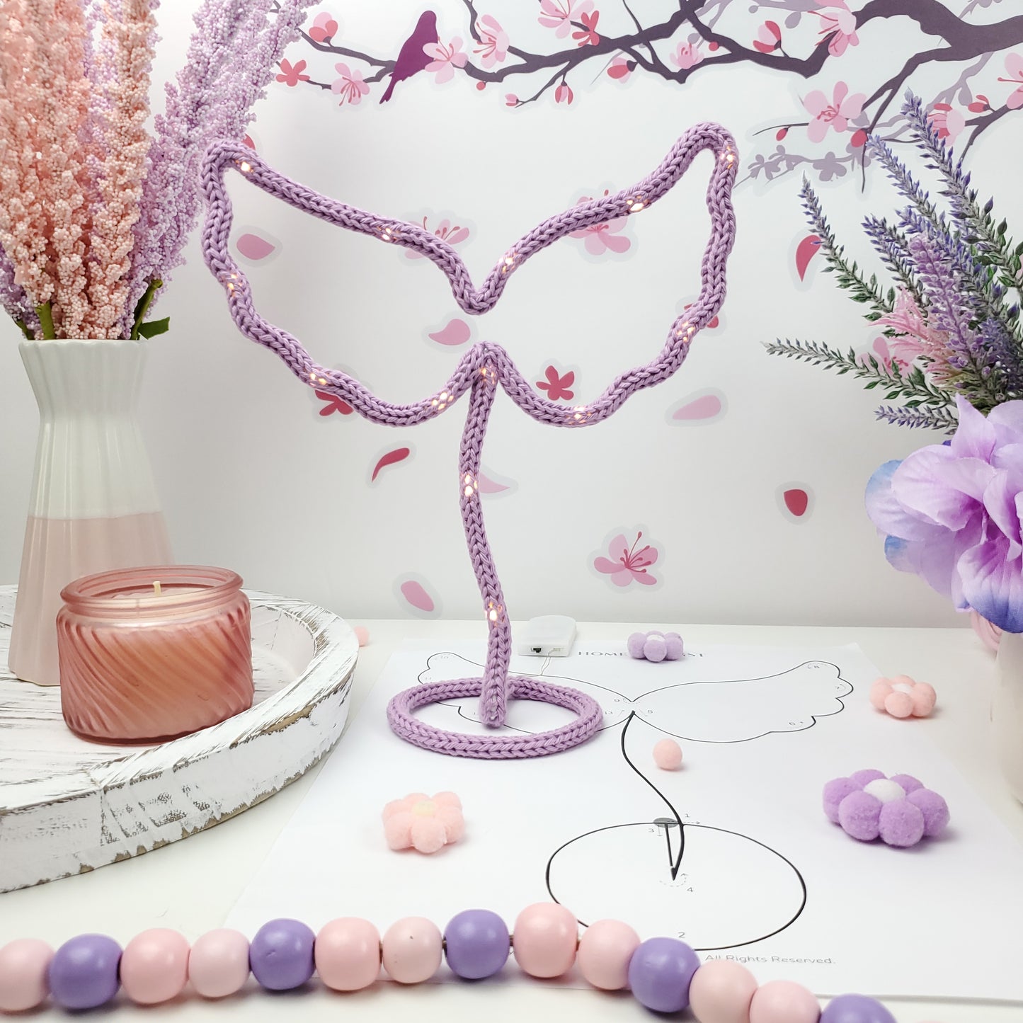21 Freestanding Knitted Wire Art Templates