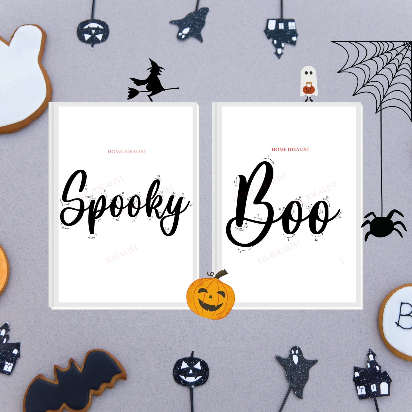 55 Fall/Halloween Knitted Wire Art Templates