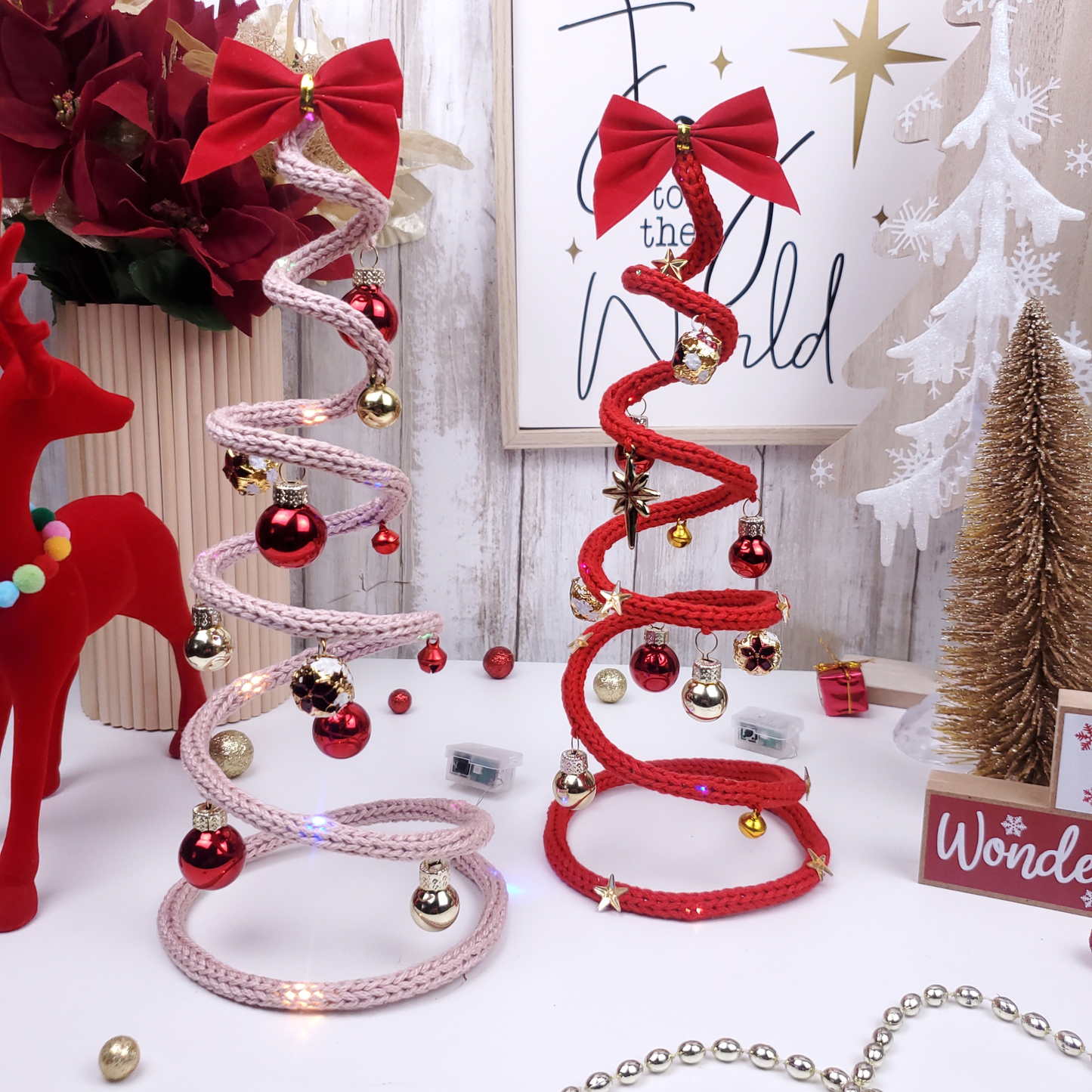Adding Lights to Knitted Wire Art - Video Tutorial