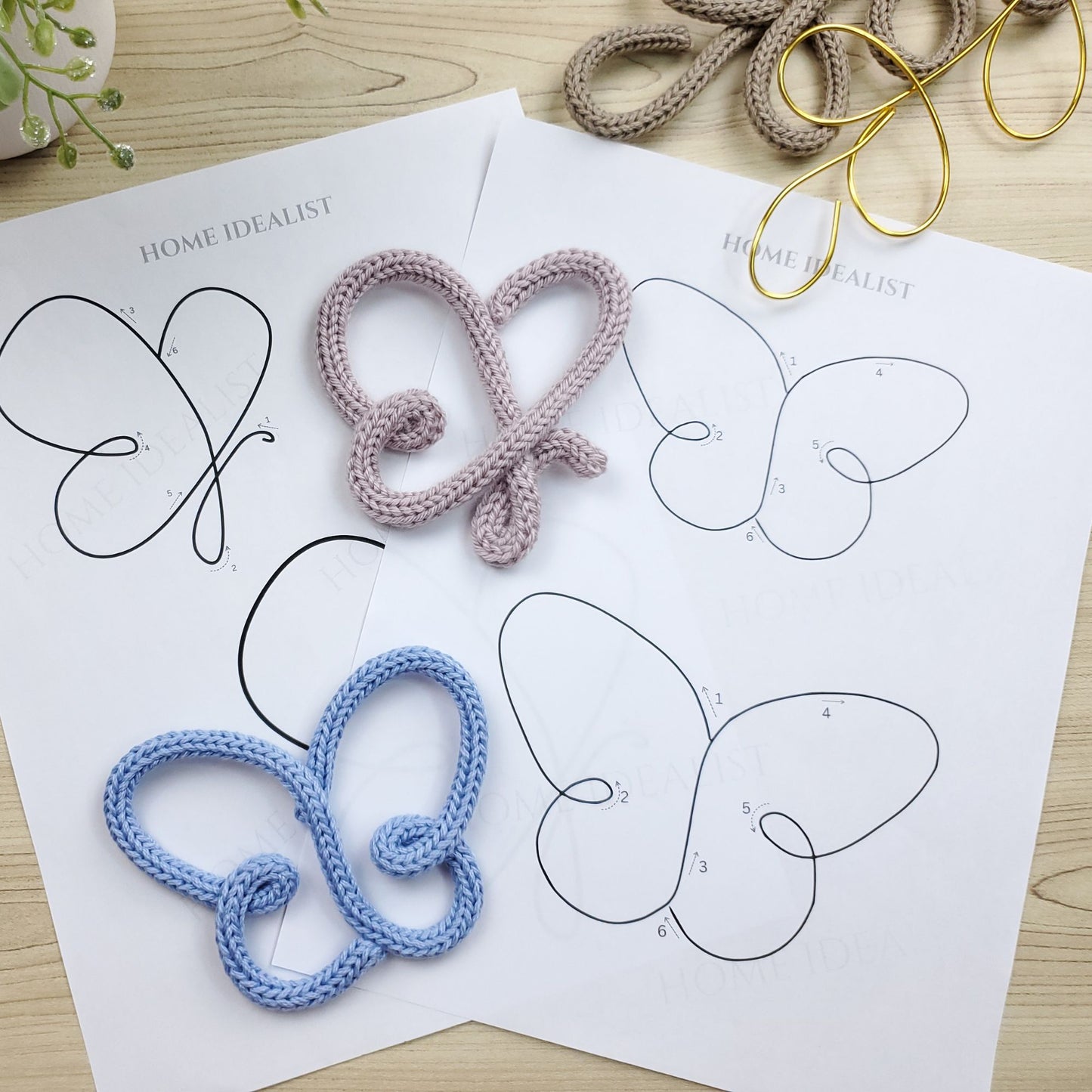 35 Flowers & Garden Knitted Wire Art Templates