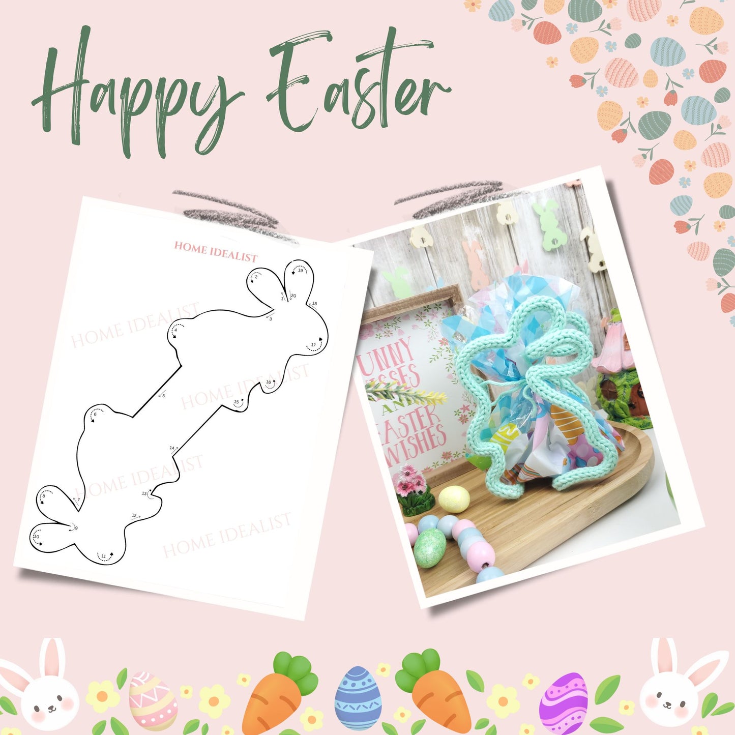 38 Easter Knitted Wire Art Templates