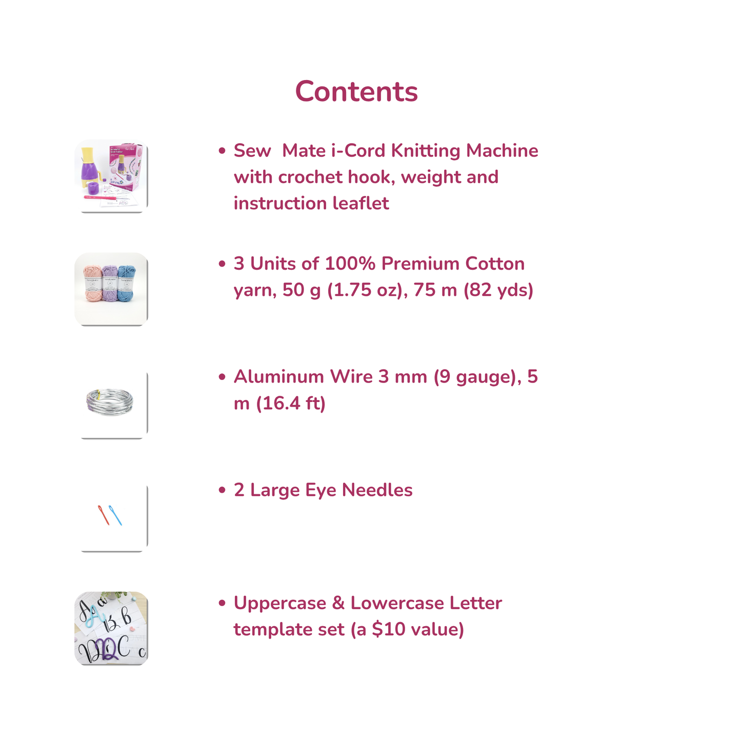 Knitted Wire Art Starter Kit