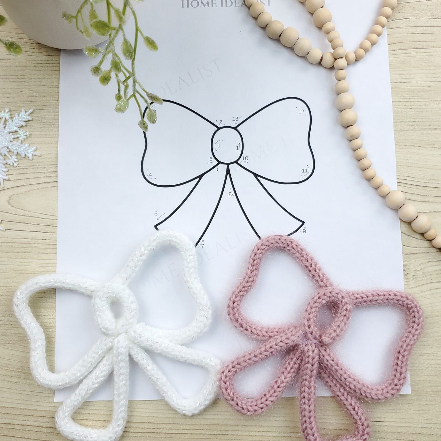 45 Christmas Wire Art Templates – Figures & Initial Letters