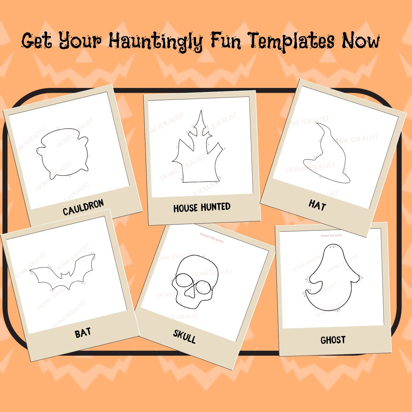 35 Fall/Halloween Knitted Wire Art Templates