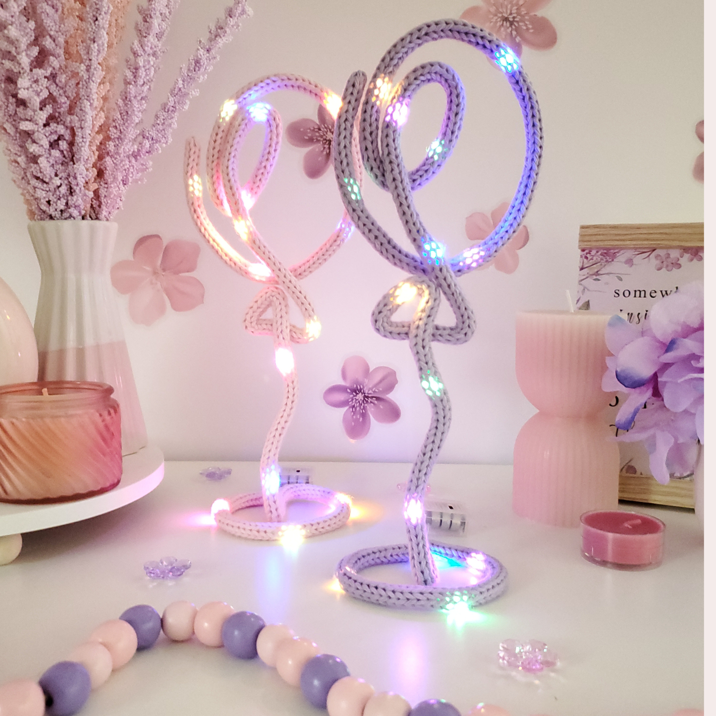 Adding Lights to Knitted Wire Art - Video Tutorial