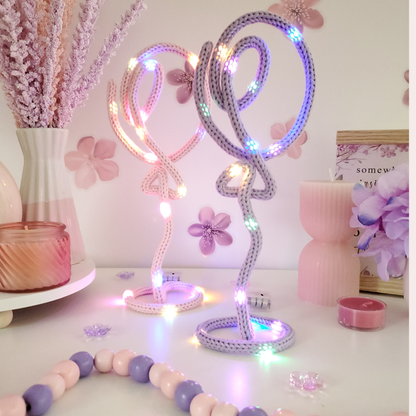 Adding Lights to Knitted Wire Art - Video Tutorial