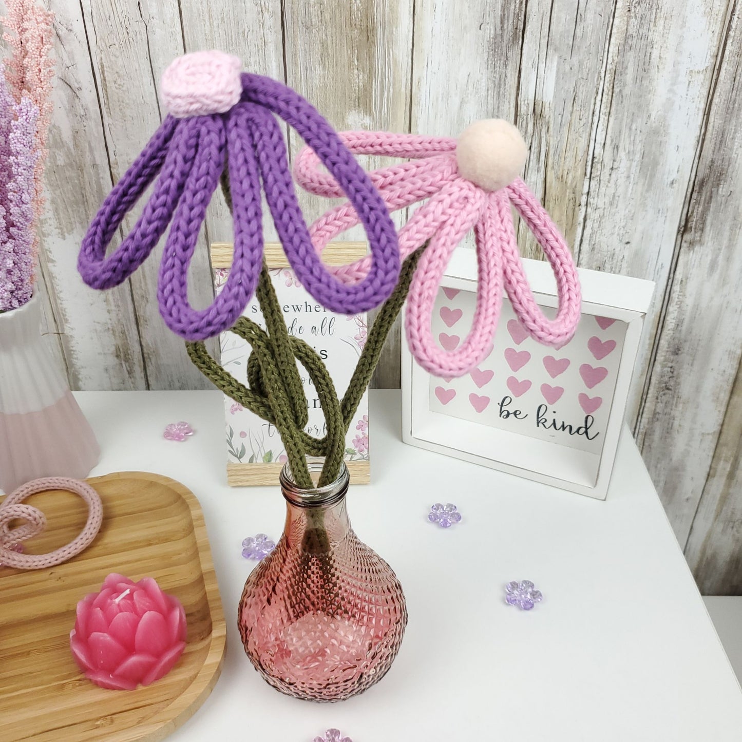 50 Flowers & Garden Knitted Wire Art Templates