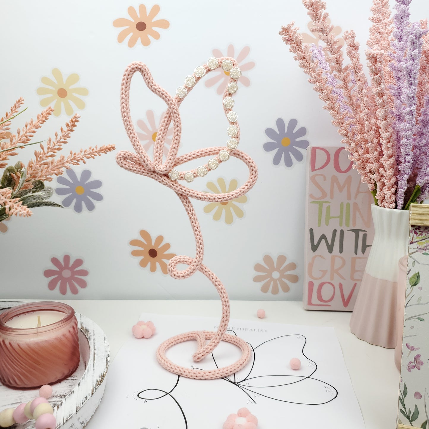 21 Freestanding Knitted Wire Art Templates