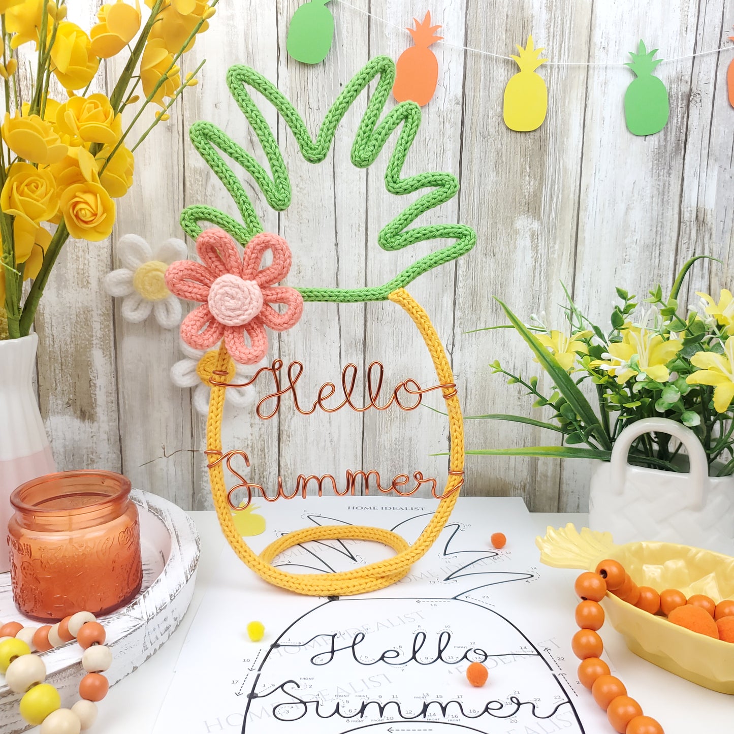 40 Summer Knitted Wire Art Templates