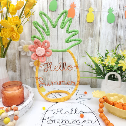 40 Summer Knitted Wire Art Templates
