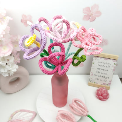 50 Flowers & Garden Knitted Wire Art Templates