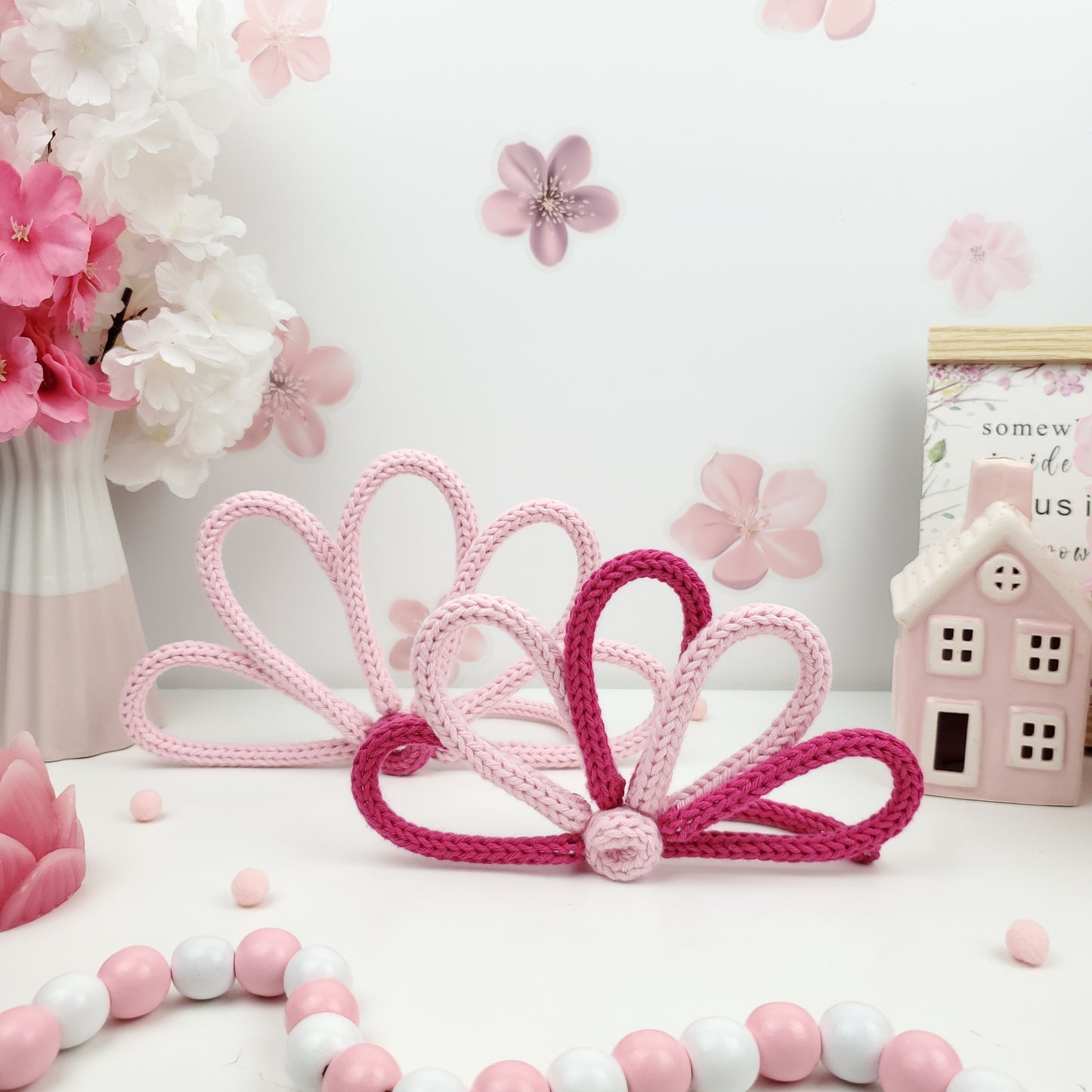50 Flowers & Garden Knitted Wire Art Templates