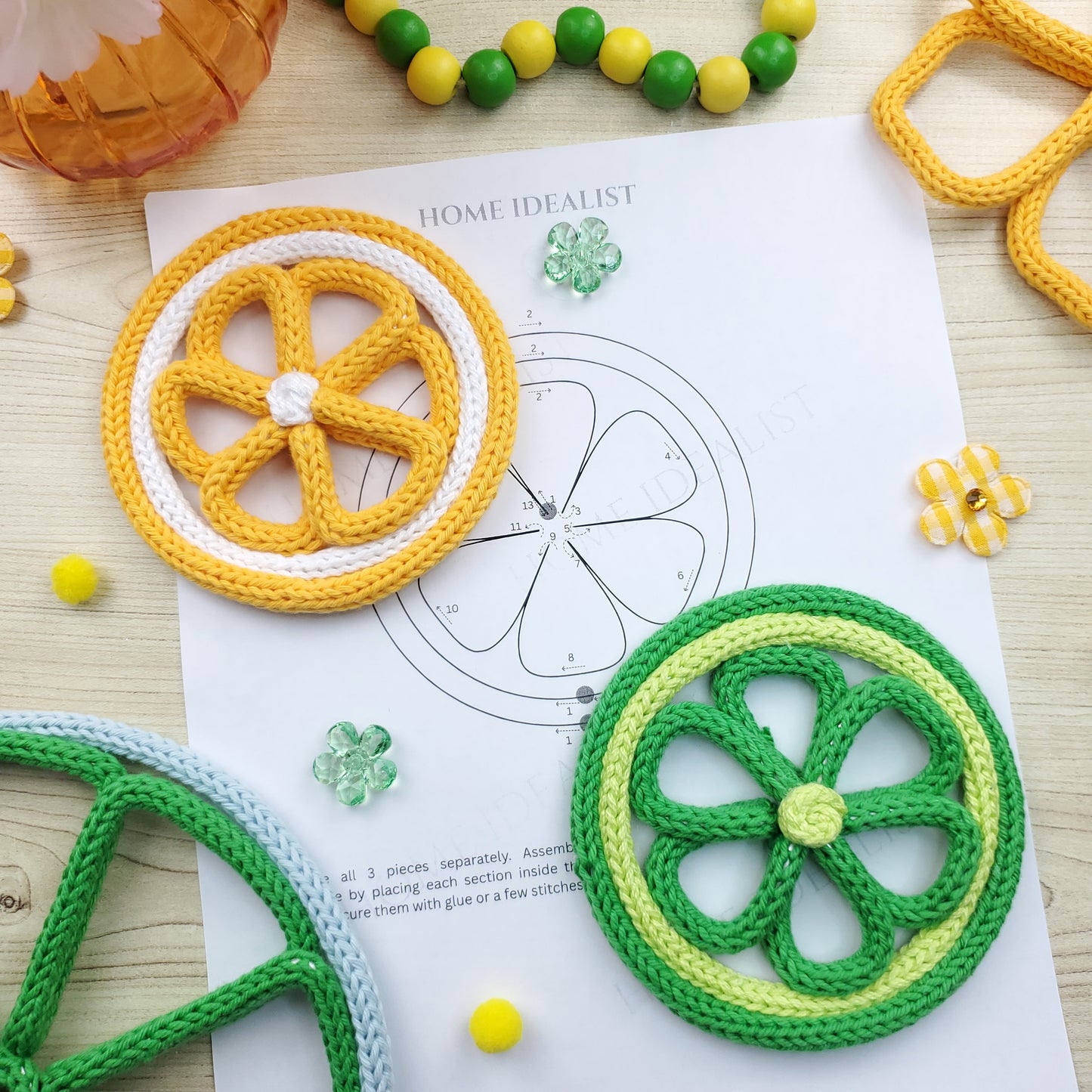 40 Summer Knitted Wire Art Templates