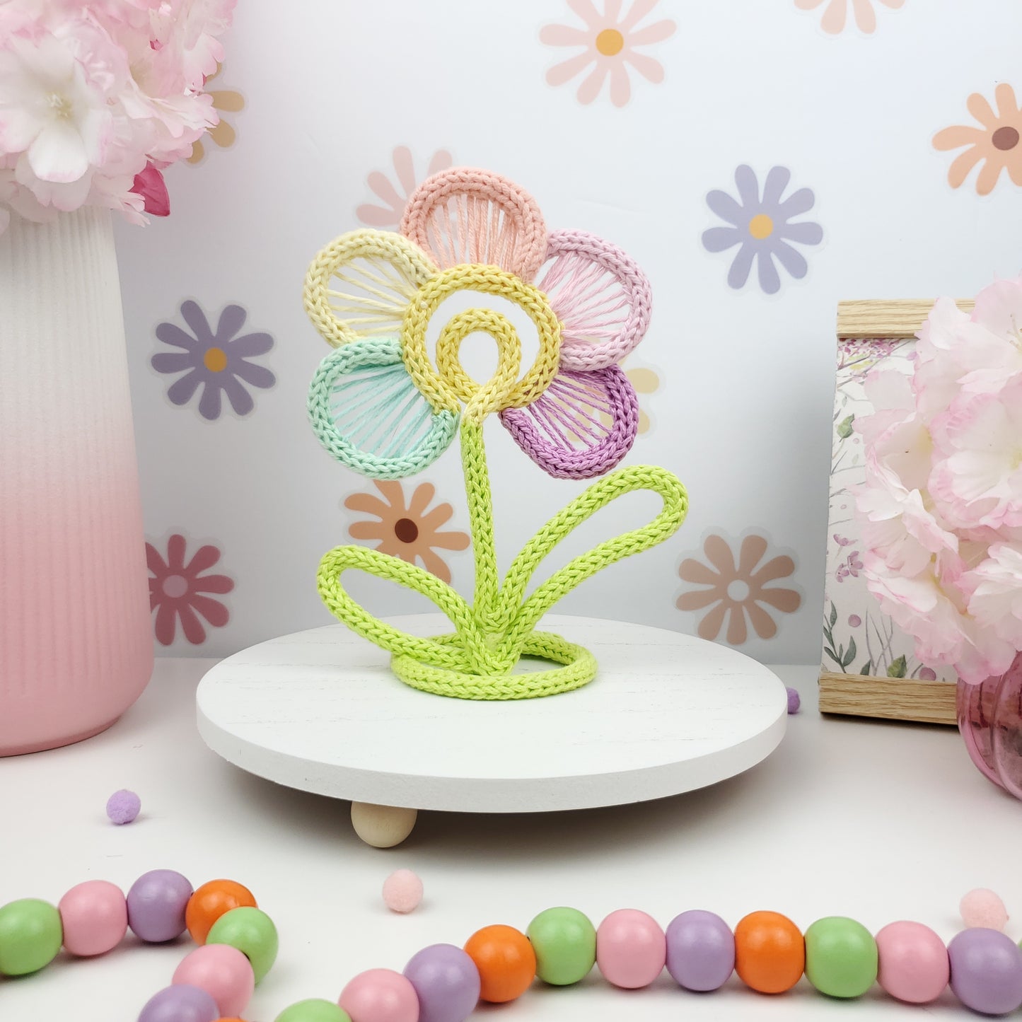 50 Flowers & Garden Knitted Wire Art Templates