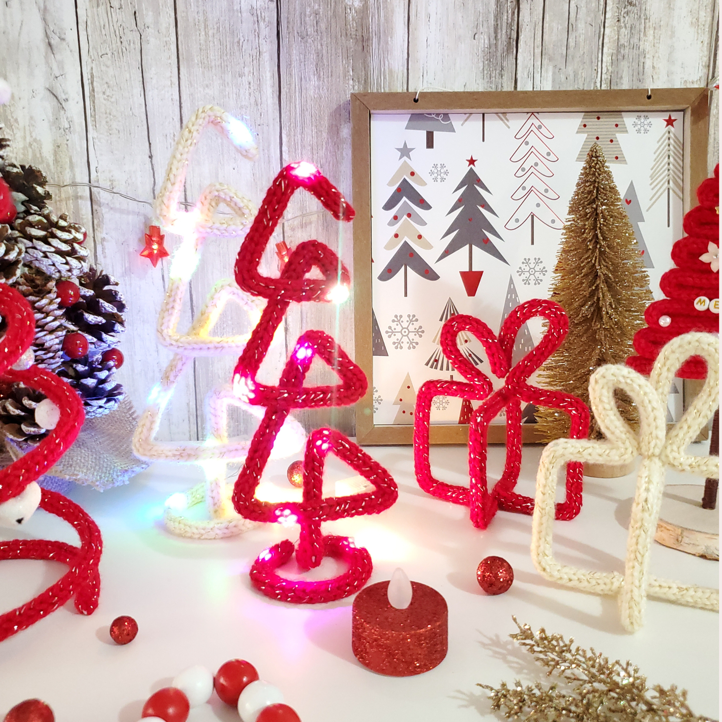 Adding Lights to Knitted Wire Art - Video Tutorial
