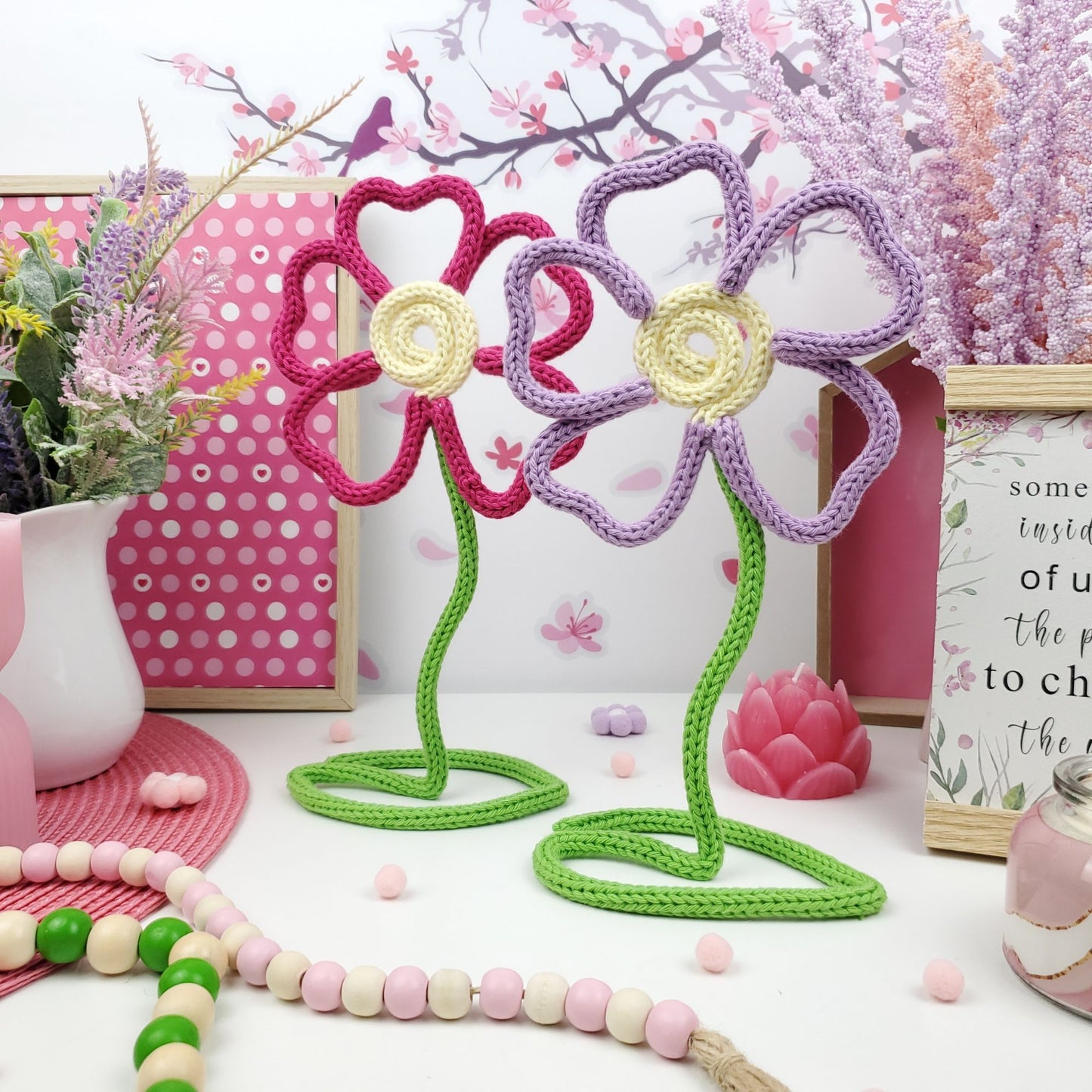 35 Freestanding Knitted Wire Art Templates