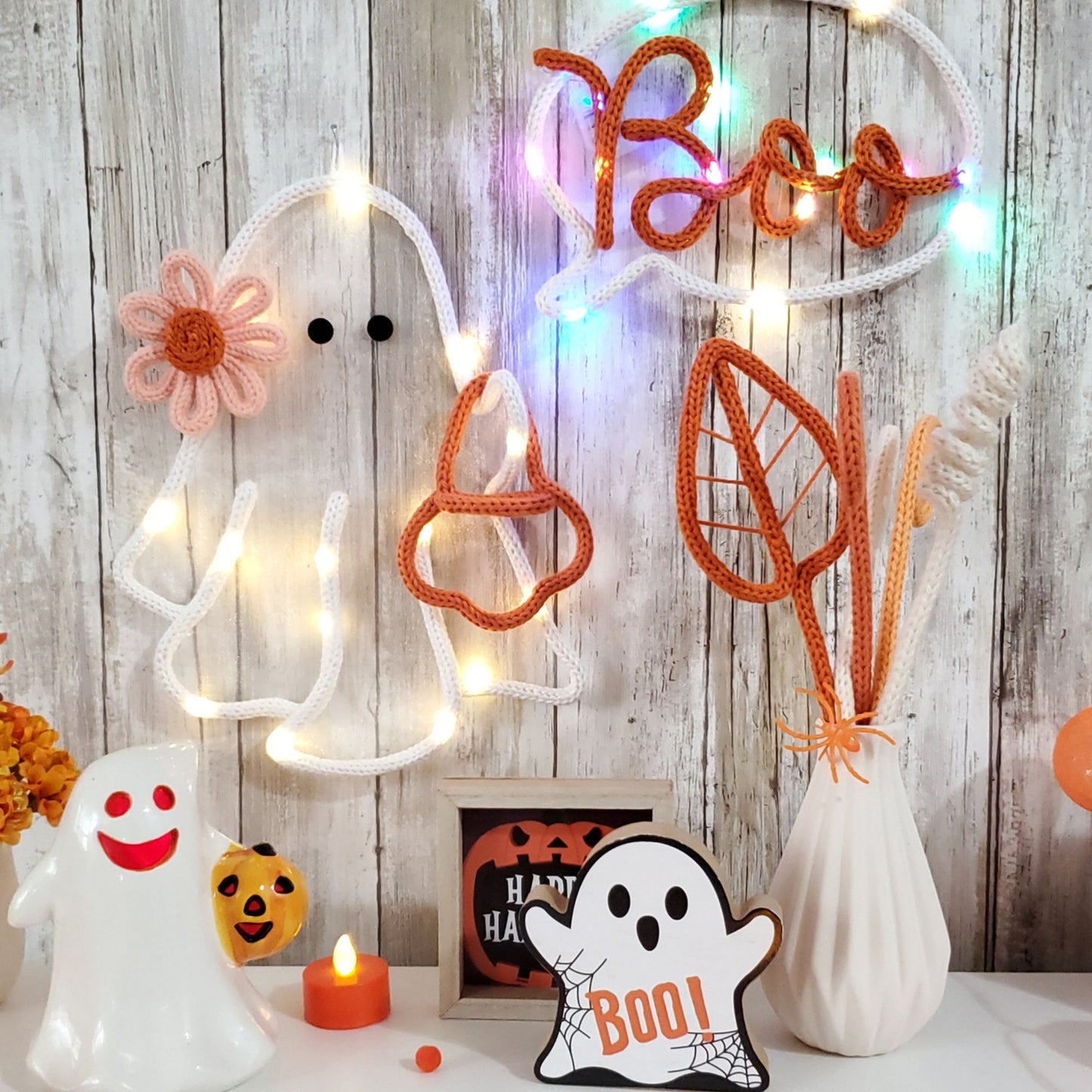40 Halloween Knitted Wire Art Templates