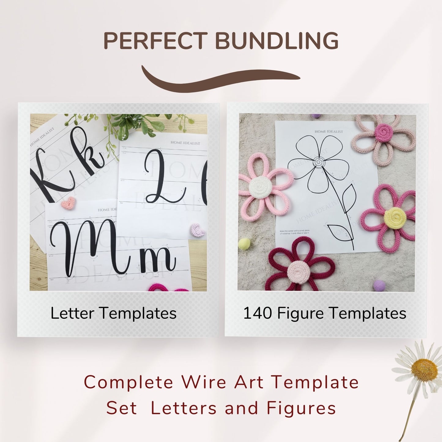 Wire Art Template Bundle - Letters & 140 Figures