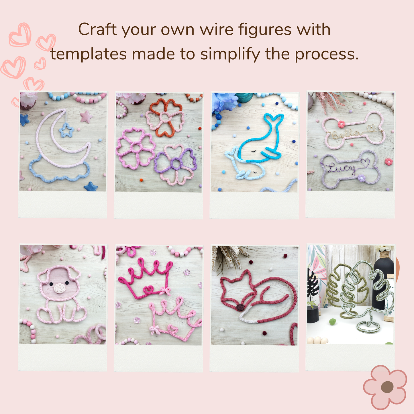230 Wire Art Figure Templates