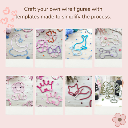 230 Wire Art Figure Templates