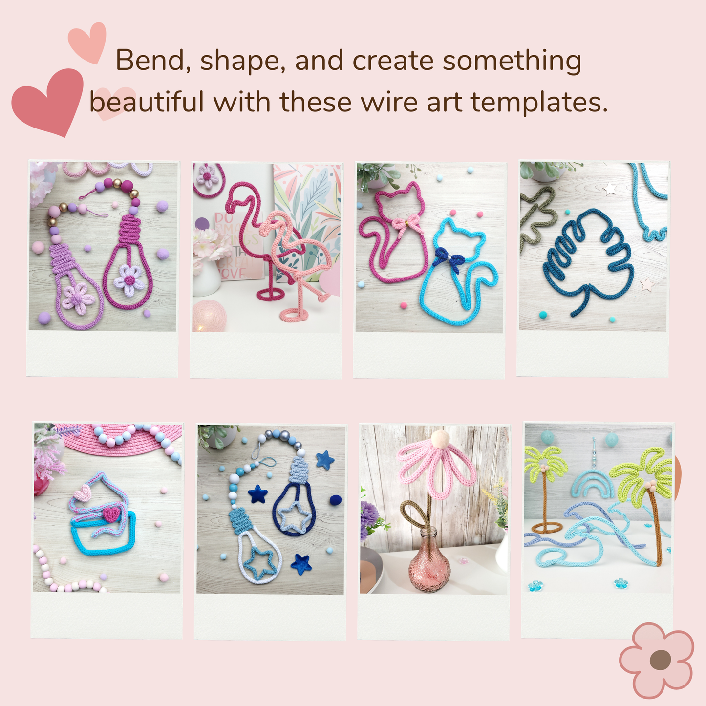 230 Wire Art Figure Templates