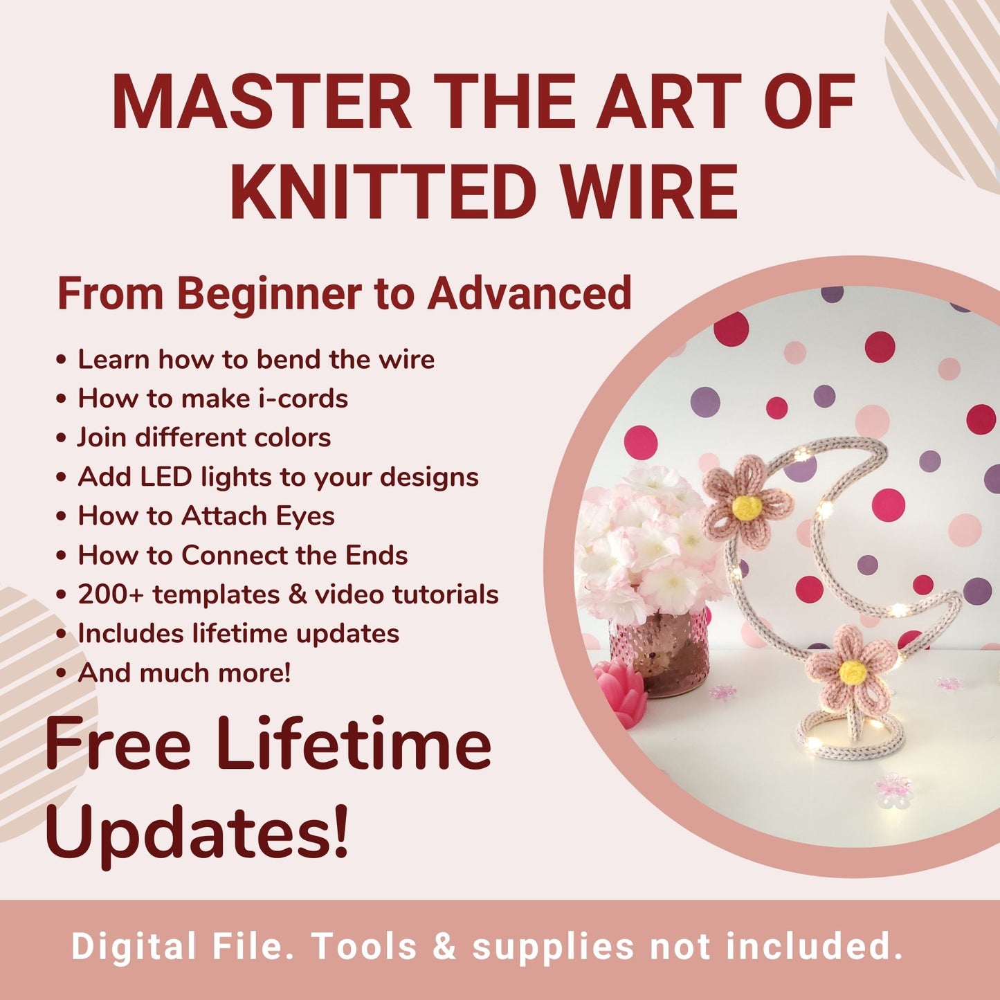 Complete Knitted Wire Art Course: Beginner to Advanced