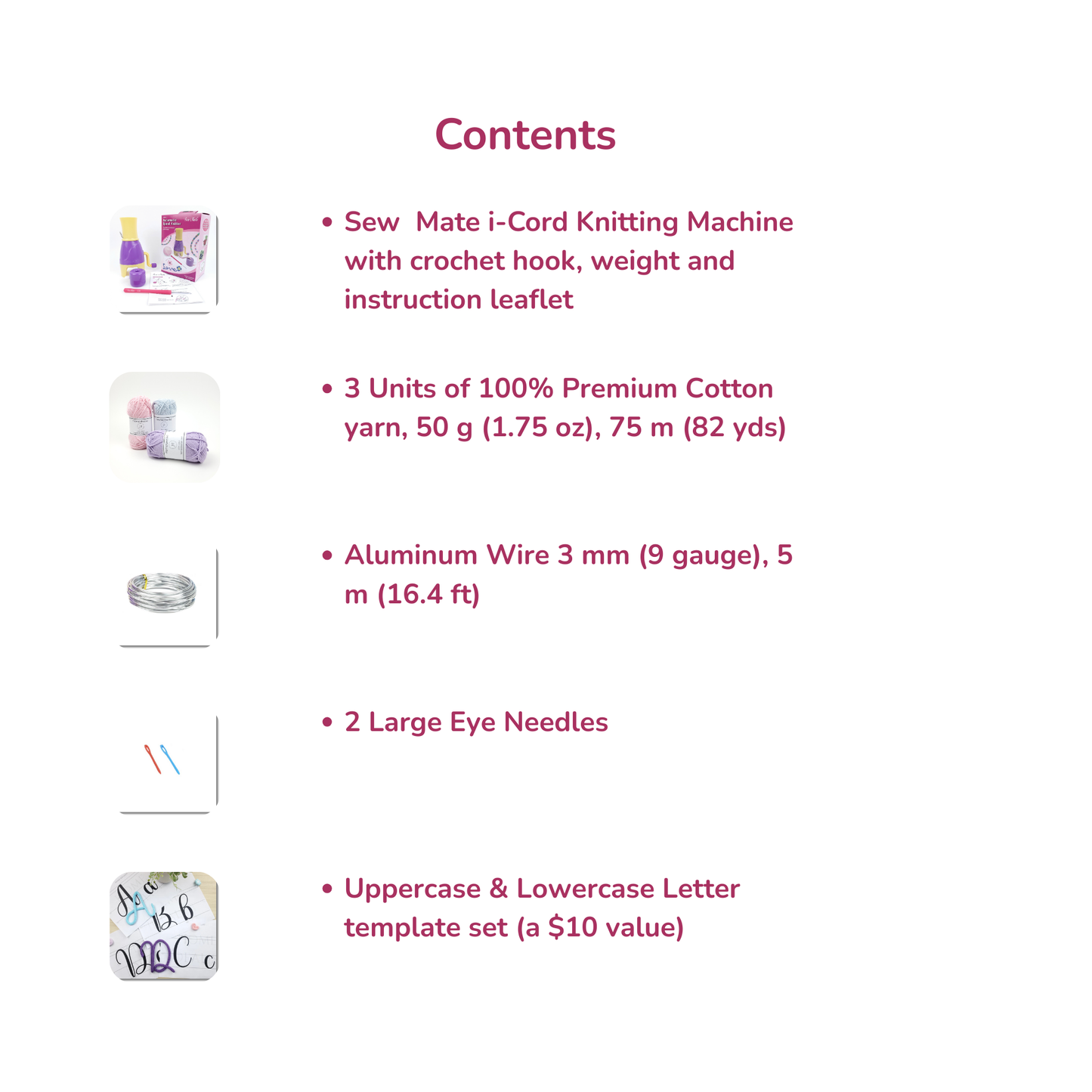 Knitted Wire Art Starter Kit