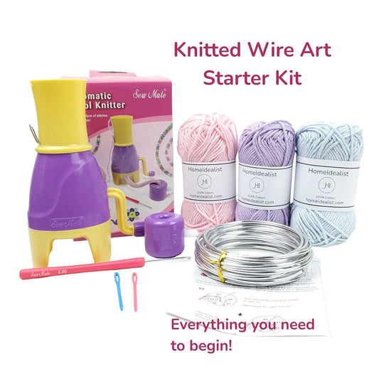 Knitted Wire Art Starter Kit