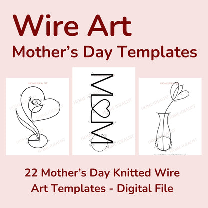 20+ Mother's Day Knitted Wire Patterns