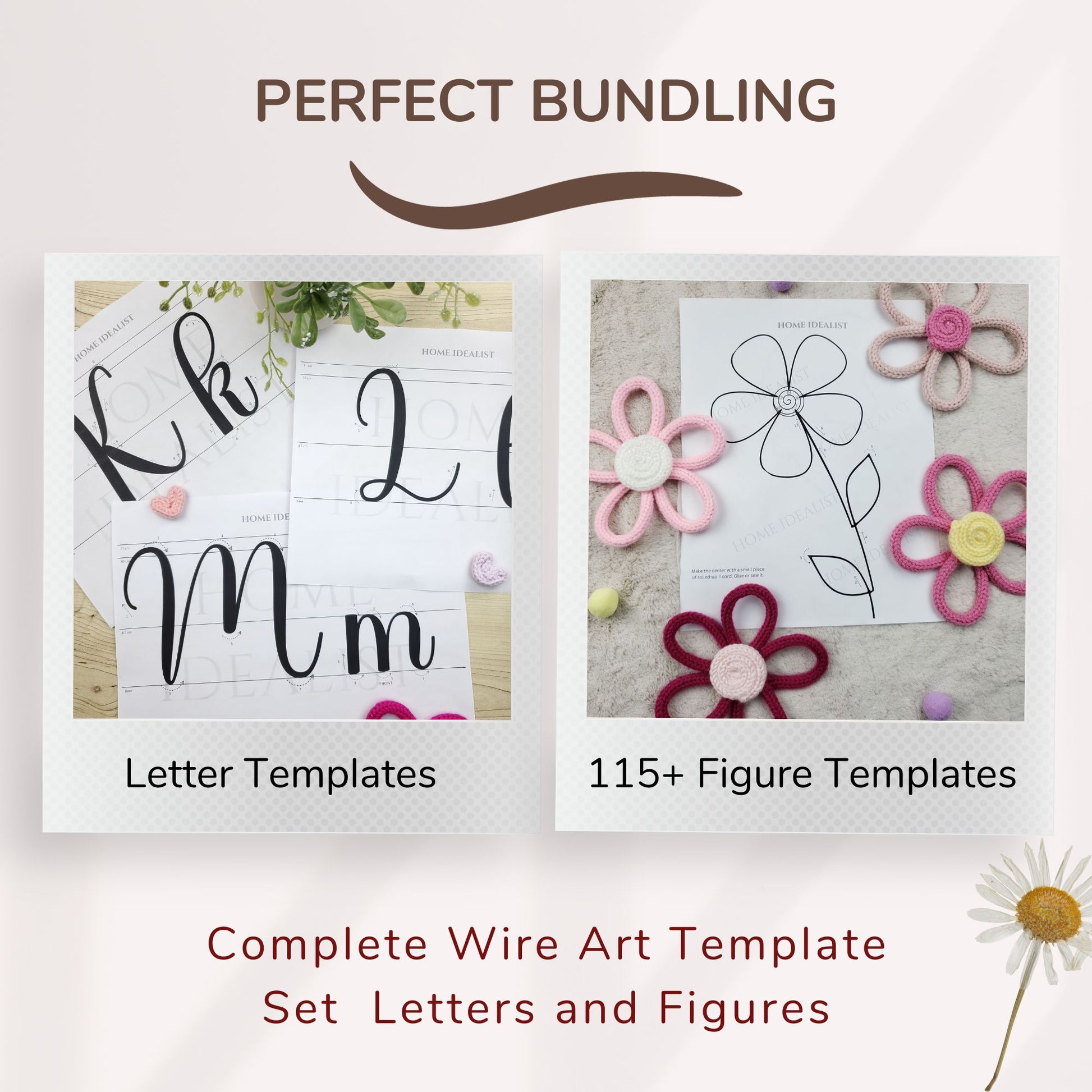 Wire Art Template Bundle - Letters & 115+ Figures - Instant Digital PD –  HomeIdealist