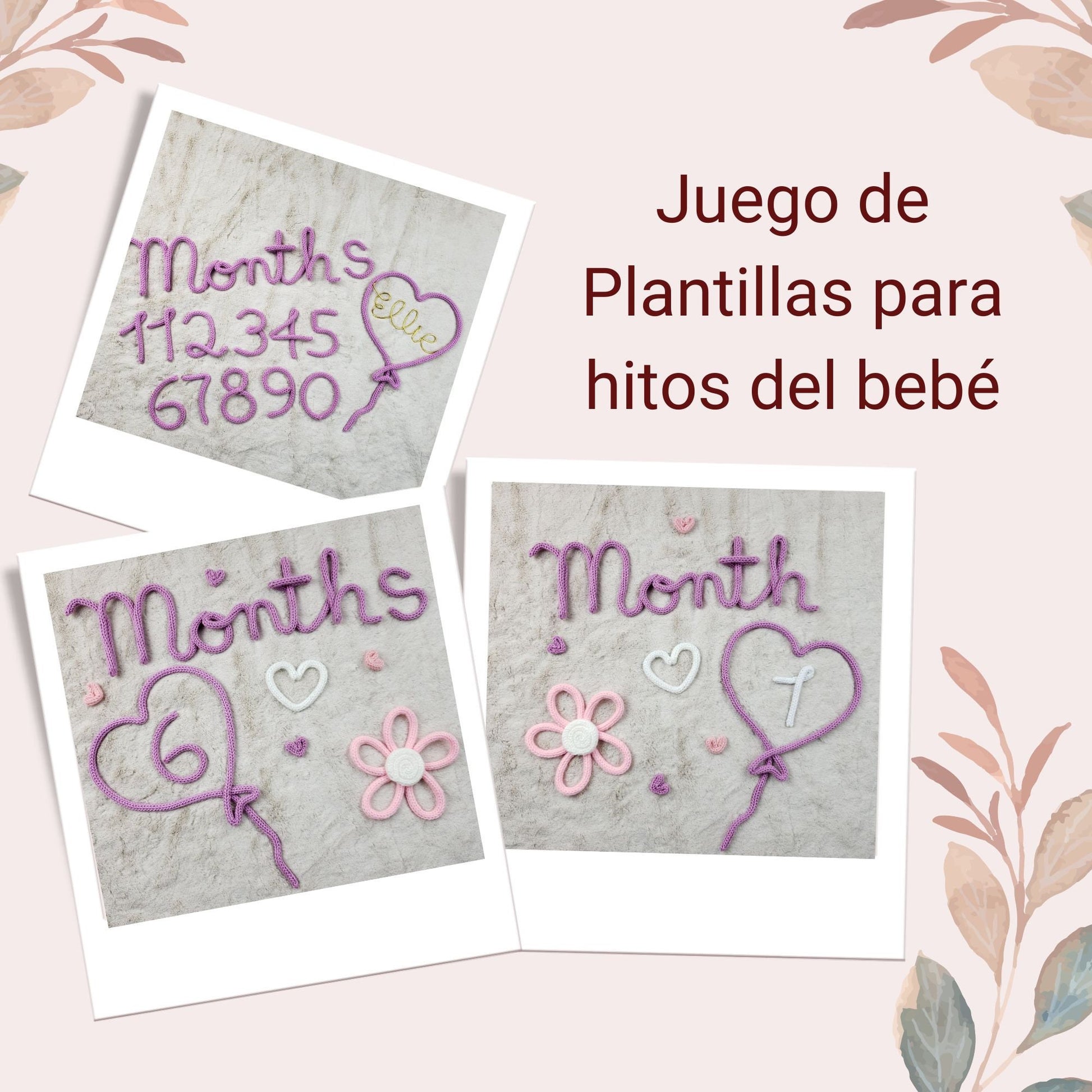 Curso de Arte con Alambre y Cordón Tejido con Videos de Instrucciones Paso a Paso. Plantillas de letras y dibujos/ Archivo PDF digital.