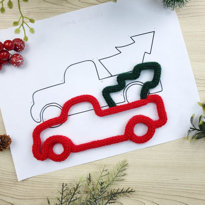 45 Christmas Wire Art Figure Templates - Initial Letter Templates