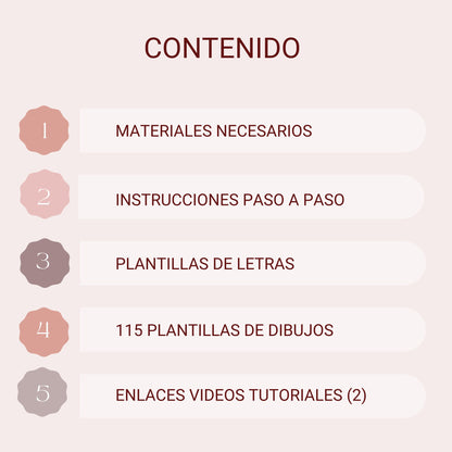 Curso de Arte con Alambre y Cordón Tejido con Videos de Instrucciones Paso a Paso. Plantillas de letras y dibujos/ Archivo PDF digital.