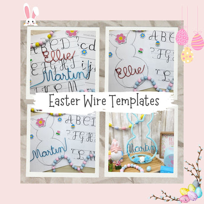 25+ Easter Knitted Wire Patterns Bundle. Printable Templates for Knitted Wire. Tricotin Art. Instant Digital Download.